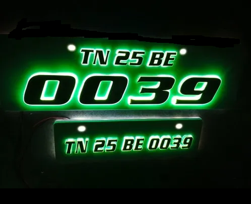 LED Number Plate